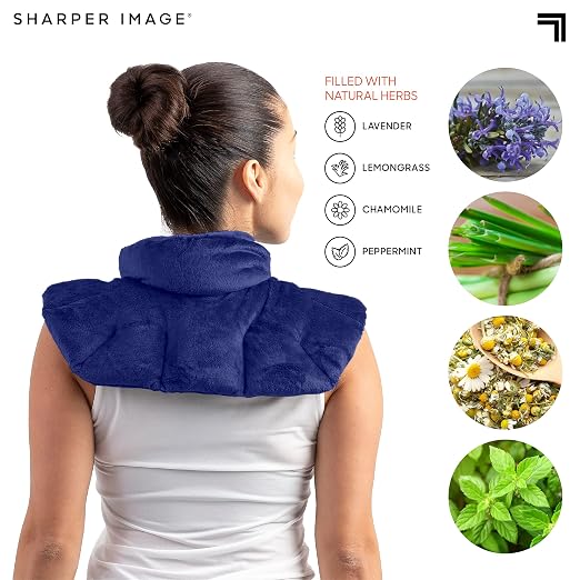 Sharper Image Heated Neck & Shoulder Wrap - Image 4