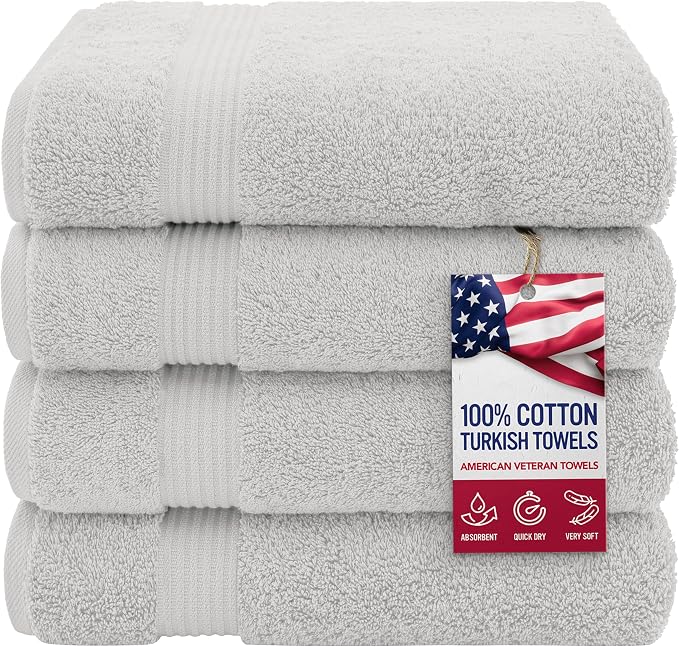 American Veteran Towel, 100% Cotton Turkish Bath Towels by AmericanVeteranTowel