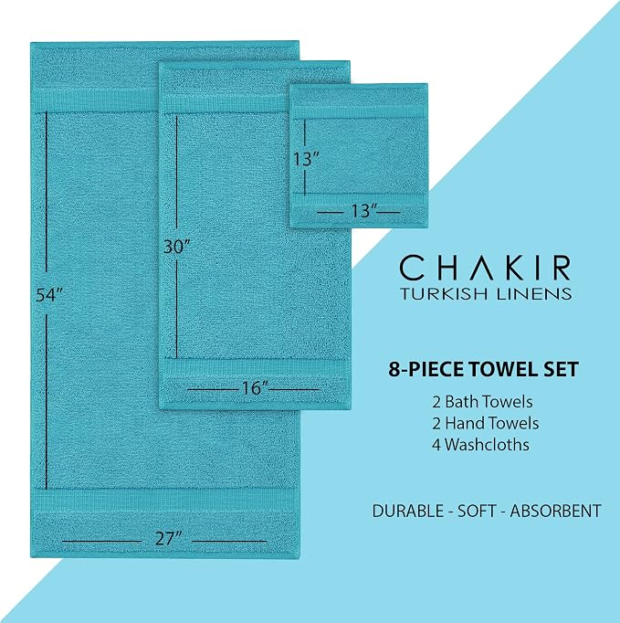 Chakir Turkish Linens | Hotel & Spa Quality 100% Cotton Premium Turkish Towels - Image 6