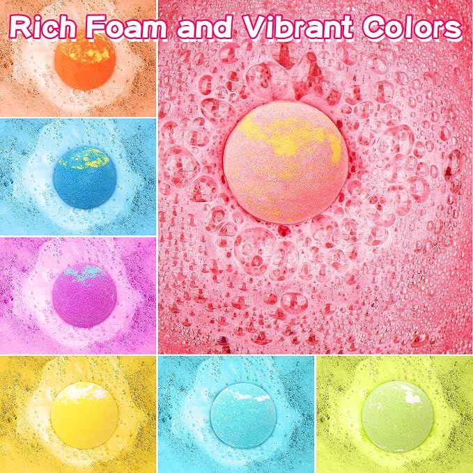 Bath Bombs for Kids with Surprise Inside Princess Toys Natural Bath Bombs - Image 3
