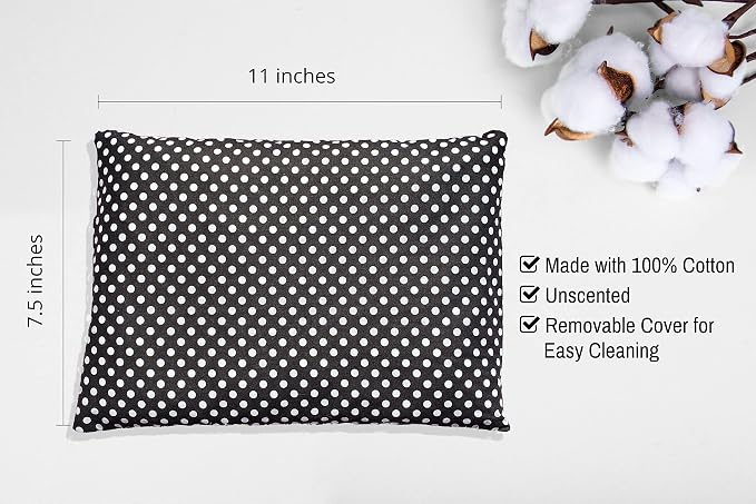 Microwavable Corn Filled Heating Pad and Cold Pack/Washable 100% Cotton Cover - Image 2