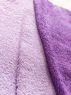 Long Cotton Hair Towel Wrap for Women 28"x11" Purple, Hair Towel Cotton - Image 7