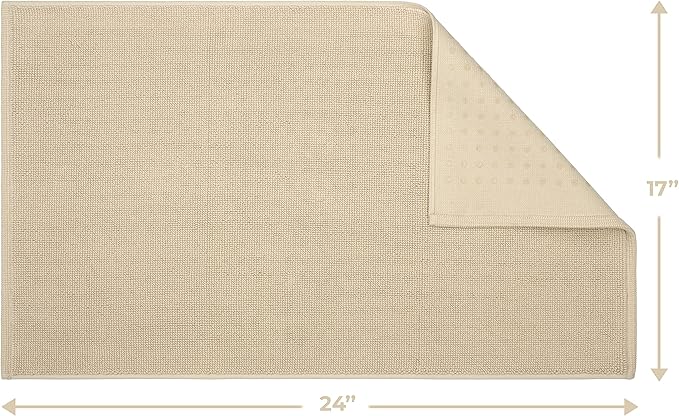 Cotton Paradise 100% Cotton Non Slip Bath Mats - Image 3
