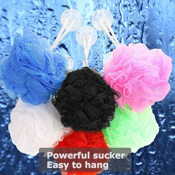 Star Brand Long Lasting Bath Sponge 6 Counts | 60g Heavy Bath Mesh Pouf - Image 7