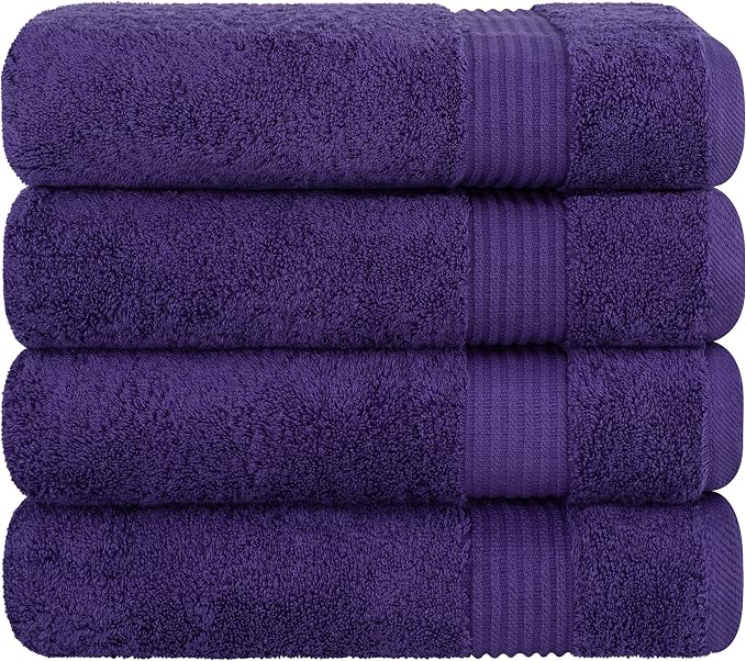 Cotton Paradise 4 Piece Turkish Bath Towels - Image 6