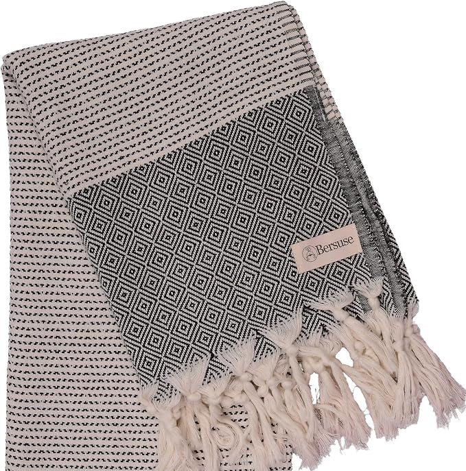 Bersuse 100% Cotton Hierapolis XL Throw Blanket - Image 3