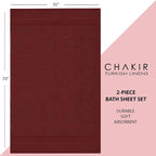 Chakir Turkish Linens, 100% Cotton Premium Quality Turkish Bath Sheets - Image 6