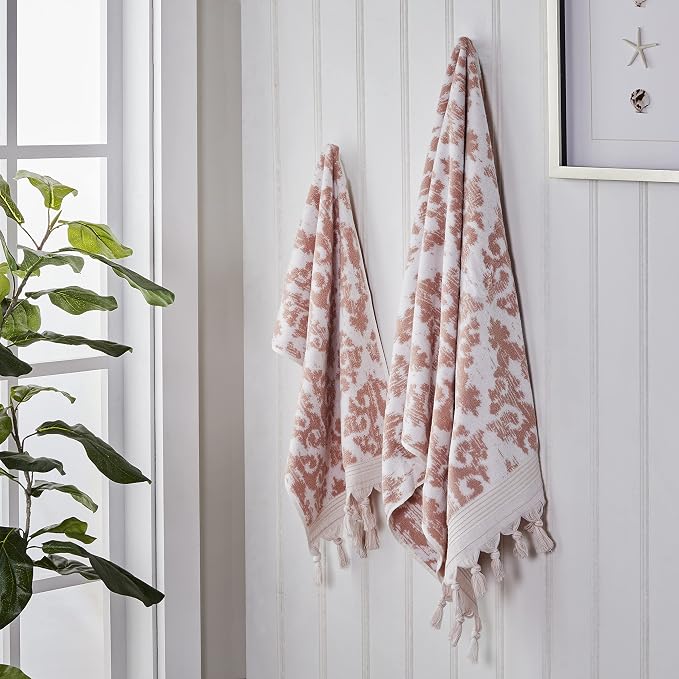 SKL Home Mirage Fringe 2 Bath, 2 Hand Towel Set - Image 4