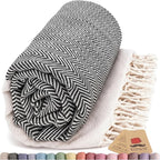 Bazaar Anatolia Turkish Beach Towel 100% Cotton Bath Towels 71x39 Quick Dry by BazaarAnatolia
