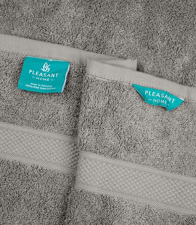 Pleasant Home Bath Towels Set of 6 100% Cotton, 515 GSM | Lightweight, Soft & - Image 4