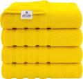 American Soft Linen Luxury 4 Piece Bath Towel Set, 600 GSM 100% Cotton Turkish by AmericanSoftLinen