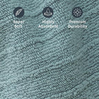 Welhome James 100% Cotton Textured Stripe Towel Set - Image 5