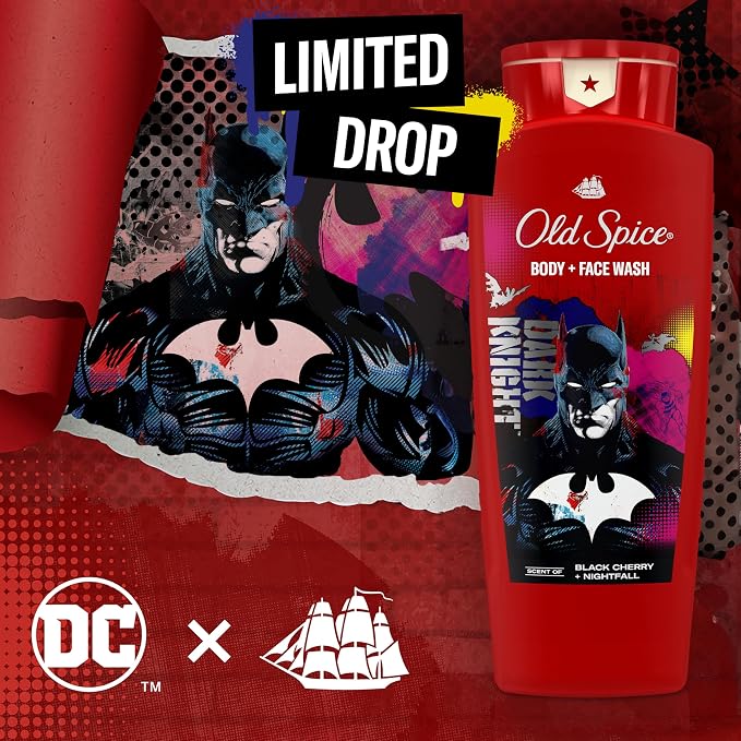 Old Spice Body Wash for Men, Batman: Dark Night, 3X Defense, 24/7 Shower Fresh - Image 7