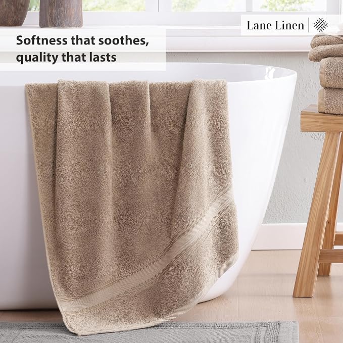LANE LINEN Luxury Bath Towels Set - Image 4