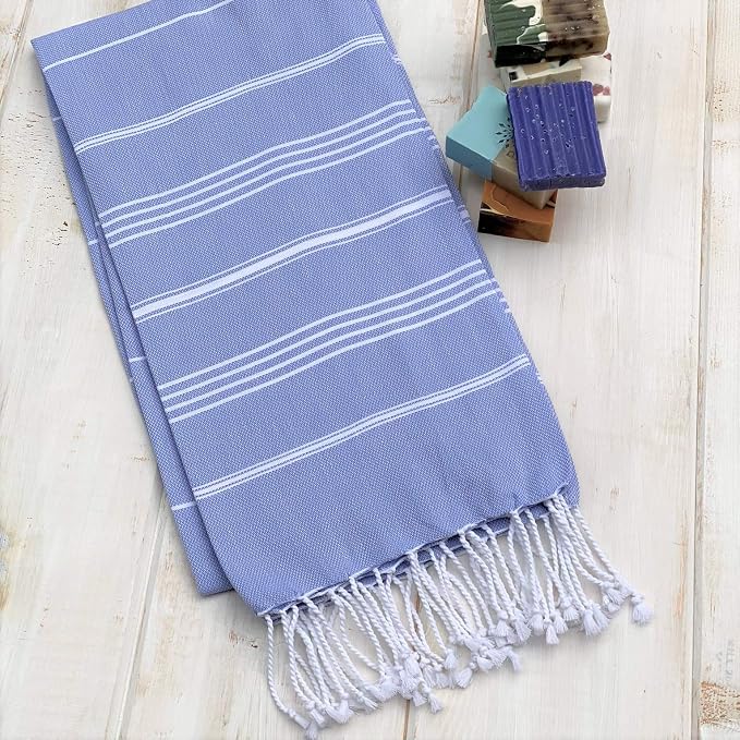 Turkish Beach Towel | 100% Cotton, 38 x 70 Inches | Quick Dry, Sand Free - Image 6