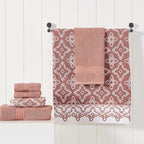 Modern Threads Charlize 6-Piece 100% Cotton Towel Set – Reversible Yarn Dyed - Image 2