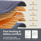 Heating Pad for Back Pain Relief, Electric Heating Pad XL - Image 4