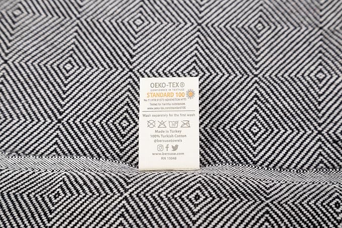 Bersuse 100% Cotton Milas XL Throw Blanket - Image 7