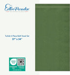 Cotton Paradise 4 Piece Turkish Bath Towels - Image 5