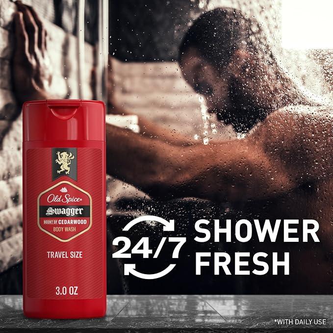 Old Spice Refreshing Body Wash for Men, 3X Defense, 24/7 Shower Fresh - Image 5