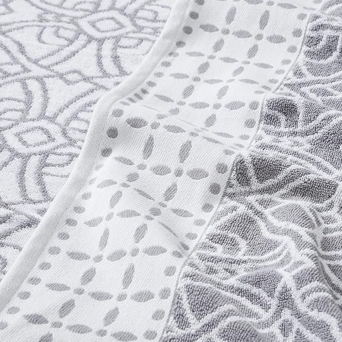 Modern Threads Monroe 6-Piece 100% Cotton Towel Set – Reversible Yarn Dyed - Image 3