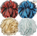 DadyMart Bath Shower Loofah Sponge 60g Bath Mesh Pouf Shower Ball Body Scrubber by DadyMart