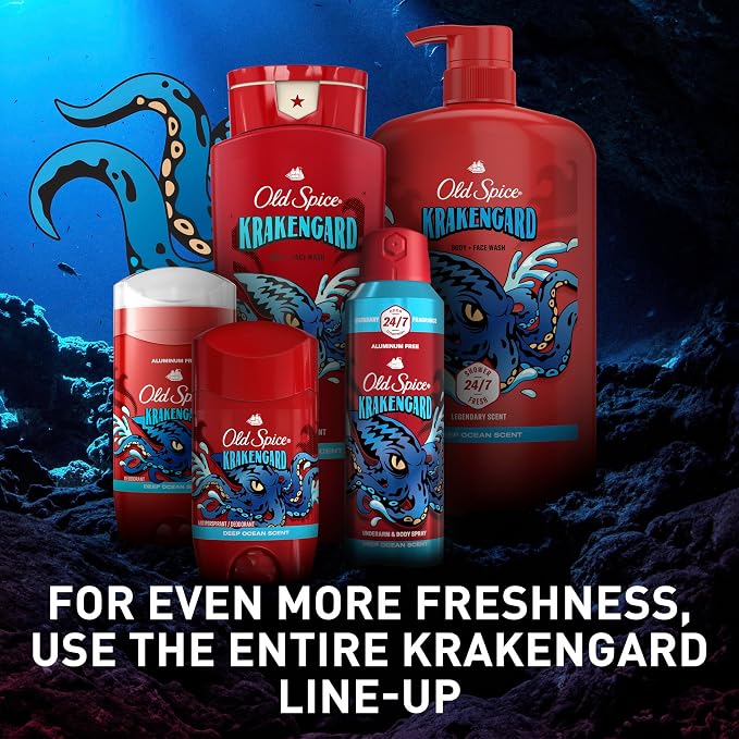 Old Spice Cleansing Body Wash for Men, 3X Defense, 24/7 Shower Fresh - Image 9