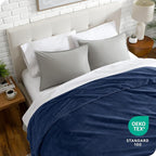 Bare Home Textured Fleece Blanket - Image 5
