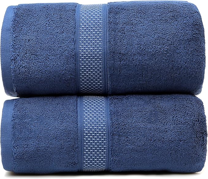 Fluffy Cotton Bath Towels Set800G, 2-Piece Set, Thickened and Enlarged by Weierduosi