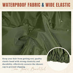 Reusable Shower Cap for Women, Large Waterproof Shower Bonnet - Image 6