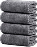 Tens Towels Pack of 4 Extra Large Bath Towels 30 x 60 Inches, 100% Cotton by TensTowels
