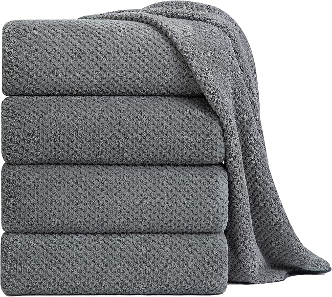 Extra Large Bath Towel Sheet Set 35x70 Inches by Smuge