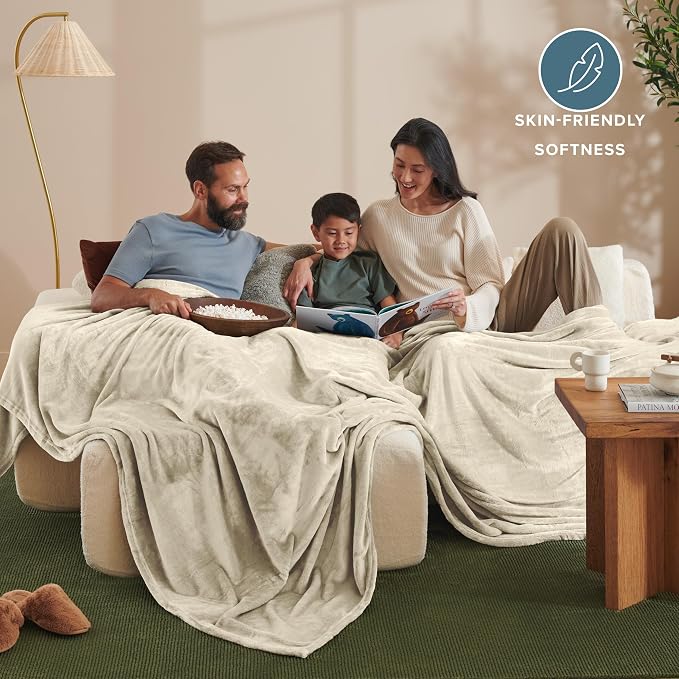 Bare Home Fleece Blanket - Image 7
