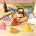 Sherr 24 Pcs Gua Sha Facial Tool Resin Gua Sha Massage Tool Heart Shaped Gua - Image 4