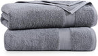 LANE LINEN Jumbo Size Bath Sheets 2 Piece, 35 by 66 Inch - Image 2