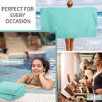 MICROFI New Microfiber Waffle Bath Towels, 2 Pieces, Fast Drying, Lint Free 430 - Image 7