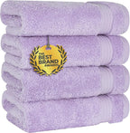Cotton Paradise Hand Towels for Bathroom, 100% Cotton Turkish 4 Piece Hand by UNITEDHOMETEXTILE
