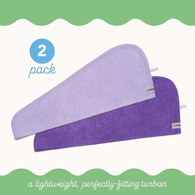 Turbie Twist 2-Pack Microfiber Hair Towel - Image 3