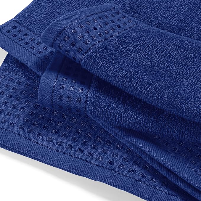 GLAMBURG 100% Cotton Oversized 2 Pack Bath Sheets 35x70, Ultra Soft Highly - Image 2