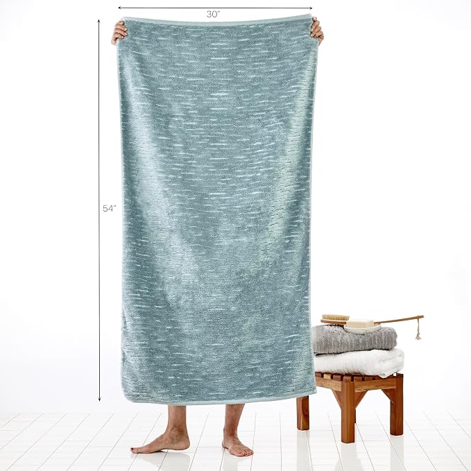 SKL Home CloudSoft Cotton Luxury 4 Pc Bath Towel Set - Image 3