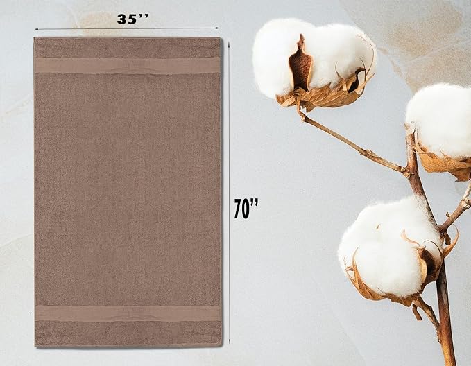Softolle 100% Cotton Luxury Bath Sheets - Image 4