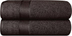 GLAMBURG 700 GSM Premium 2-Pack Oversized Extra Large Bath Sheet Set by GLAMBURG