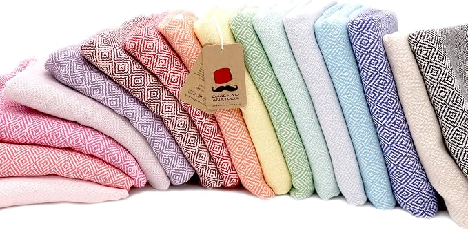 Bazaar Anatolia Turkish Beach Towel – 100% Cotton, Quick Dry, Sand Free Towel - Image 8