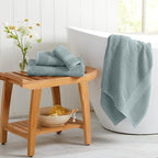 Springtree Home 100% Cotton Bath Towel Set | 6 Piece Set | Absorbent & - Image 6