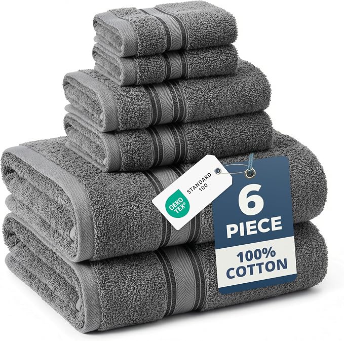 LANE LINEN Luxury Bath Towels Set by LaneLinen