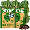 HOME GROWN Georgia Southern Collard Green Seeds 600+ Heirloom Non-GMO Seeds by HOMEGROWN