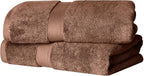 SUPERIOR Egyptian Cotton Pile Bath Towel Set of 2, Ultra Soft Luxury Towels by SUPERIOR