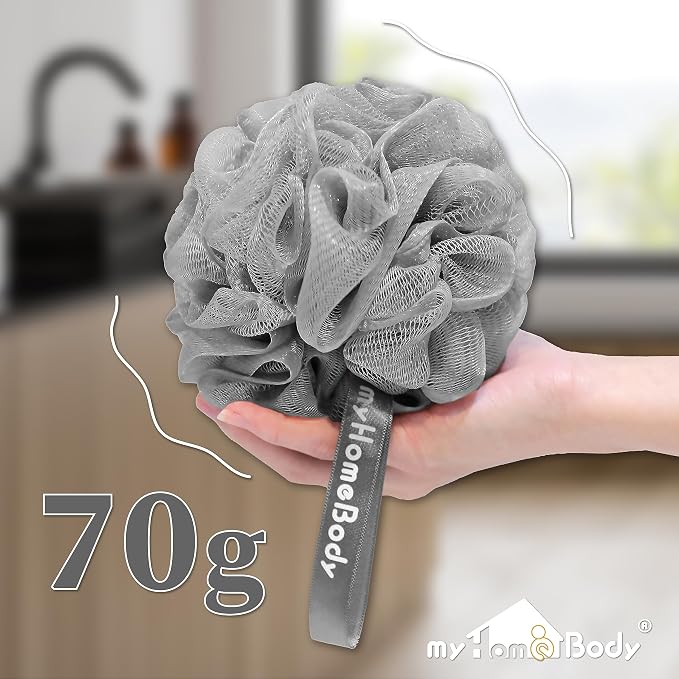 myHomeBody Large 70g Loofah Sponge, Body Scrubber, Bath Sponge, Loofah - Image 5