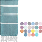 Beach Towel 100% Cotton Turkish Beach Towel Adult 38x70 Inch Pre-washed by NatureIsGift