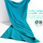 American Soft Linen 35x70 Jumbo Large Bath Towel, 600 GSM 100% Cotton Turkish - Image 3